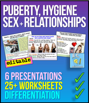 Preview of Puberty + Sex Education Unit
