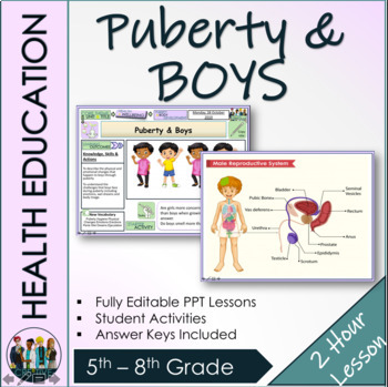 Preview of Human Development and Sexual Health - Puberty and boys