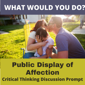 Preview of Critical Thinking What Would You Do Activity: Public Display of Affection