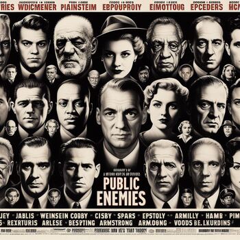 Preview of Public Enemies (2009) Movie Viewing Guide: Summary/Vocabulary/Questions/KEY