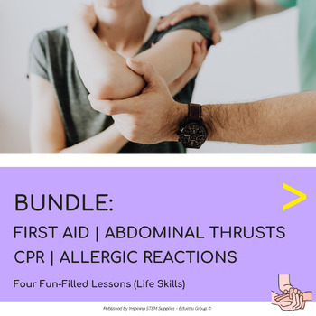 Preview of Public Health: First Aid, Abdominal Thrusts, CPR, & Allergic Reactions | BUNDLE