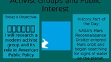 Public Interest and Activist Groups History Lesson