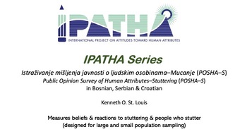 Preview of POSHA–S Translation to Bosnian-Serbian-Croatian