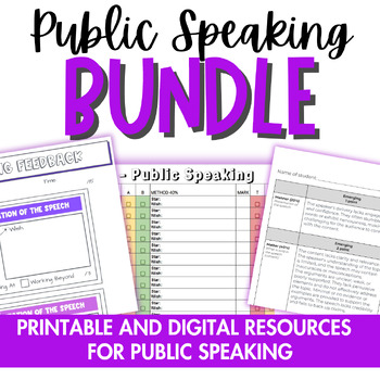 Preview of Public Speaking Bundle