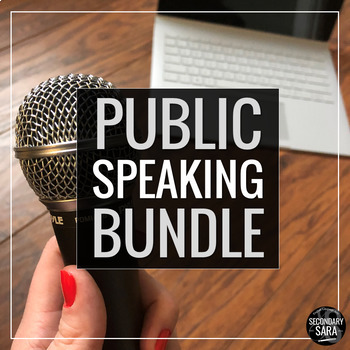 Preview of Public Speaking Bundle: ALL My Speech Lessons! {Full Semester, with Google Docs}