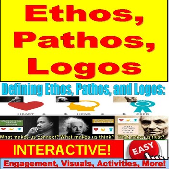 Preview of Ethos, Pathos, Logos Digital Lessons and Activities
