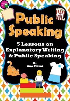 Preview of Public Speaking & Explanatory "How to" Writing 5 Lesson Mini-Unit