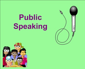 Preview of Public Speaking Introduction Lesson