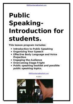 Preview of Public Speaking-Introduction for students