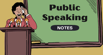 Preview of Public Speaking Mini-Unit & 30 Second Speech