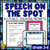 Public Speaking Prompts | Speech on the Spot