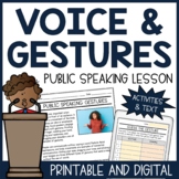 Voice & Gestures | Public Speaking Lesson | Oral Presentat