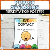 Public Speaking and Listening Skills Posters