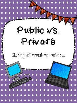 Preview of Public vs. Private Information {what to share online}