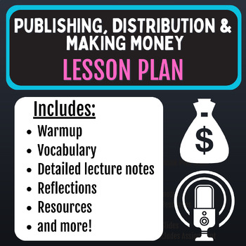 Preview of Publishing, Distribution & Making Money [Podcasting Lesson Plan]