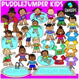 Puddlejumper Kids Clip Art Set {Educlips Clipart}