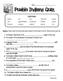 Pueblo Indians of the Southwest Region QUIZ