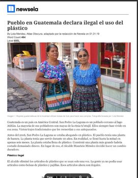 Preview of Pueblo guatemalteco logra combatir el problema del plástico Nivel 2