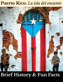 Preview of Puerto Rico: Brief History & Fun Facts Informational