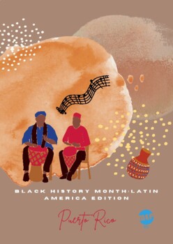 Preview of Puerto Rico Bundle (Worksheets & Music) - Black History Month: Latin America