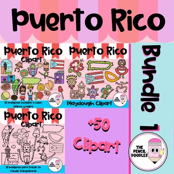 Preview of Puerto Rico Clipart Bundle