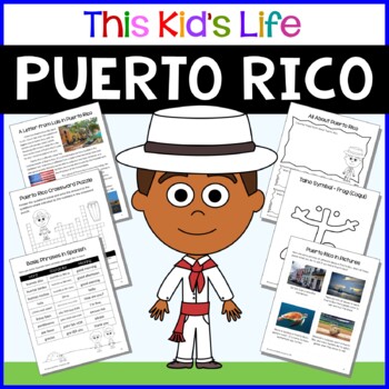 Preview of Puerto Rico Country Study: Reading Writing + Google Slides/PPT Distance Learning