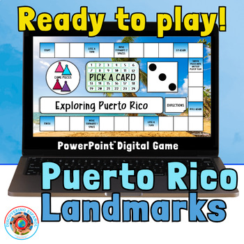 Preview of Puerto Rico Landmarks Digital Game PowerPoint Show