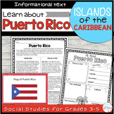 Puerto Rico Reading Passages and Task Card Activities