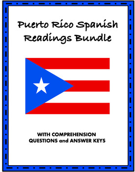 Preview of Puerto Rico Spanish Reading Bundle: Top 4 Lecturas @30% off!