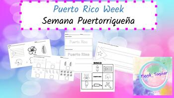 Preview of Puerto Rico Week/ Semana Puertorriqueña