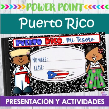 Preview of Puerto Rico, mi tesoro/Puerto Rico Spanish Power Point)