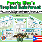 Puerto Rico's Rainforest Animals Bundle Grades K - 2