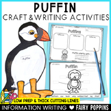 Puffin Craft & Writing | Arctic Animals Activities, Polar Animals