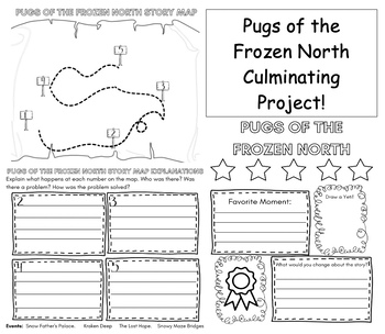 Preview of Pugs of the Frozen North Project/Book Review Activity Handouts