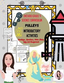 Preview of Pulleys. Introductory Lessons. Inspired By Disney. Ontario Science.Grade 4.