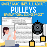 Pulleys: Simple Machines: Informational Articles, Workshee