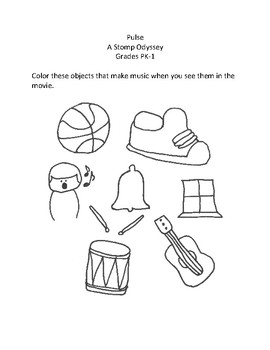 Pulse - A Stomp Odyssey Worksheets by Ennis Music Studio | TpT