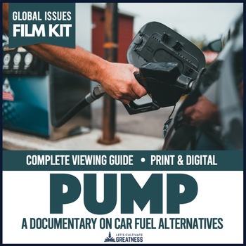 Preview of Pump Fossil Alternative Fuel Sustainability Movie Activity Print & Digital