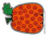Pumpkin ABC abc Lotto and Bingo Marker Games