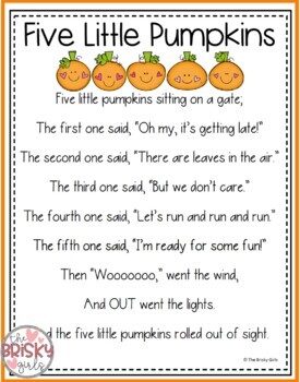 Pumpkin Activities 