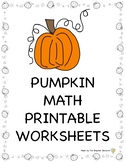 Pumpkin Activities: Math