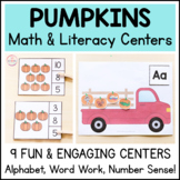Pumpkin Activities Bundle | Alphabet, Letter Sounds, Sight
