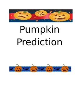 Preview of Pumpkin Activities Packet