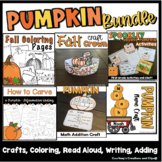 Pumpkin Activities Writing, Craft, Coloring, Read-Aloud, Crown