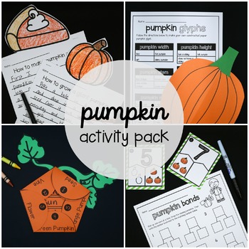 Preview of Pumpkin Activity Pack - First Grade
