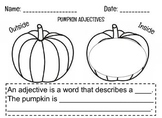 Pumpkin Adjectives