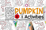 Pumpkin | Alphabet Mazes Worksheets a-Z