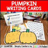 Pumpkin Alphabet Writing Center - Kindergarten Center - Si