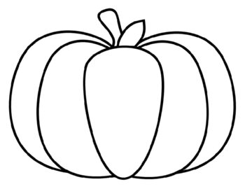 Preview of Pumpkin Art Outline