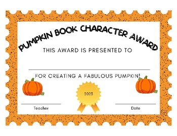 282 Pumpkin characters print
